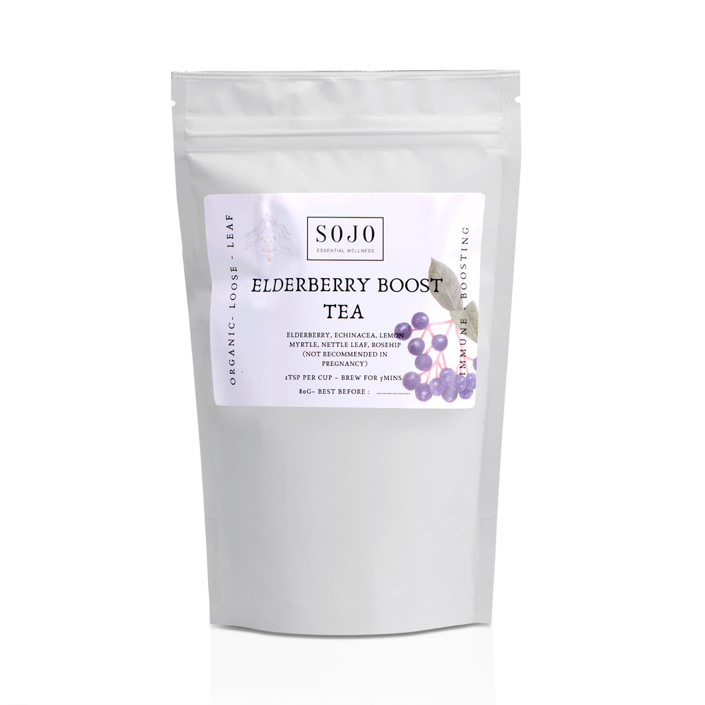 SOJO Elderberry Super Boost Tea - SOJO Essential Wellness